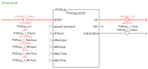 UDFB PWDutyOutput: LD example